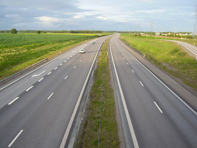 Motorväg utanför Linköping